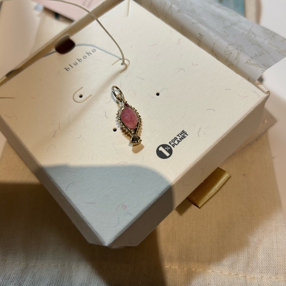 Bluboho poisson de liberté pendant charm